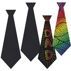 Scratch Ties Pre Cut Shapes 10 x 29cm 30